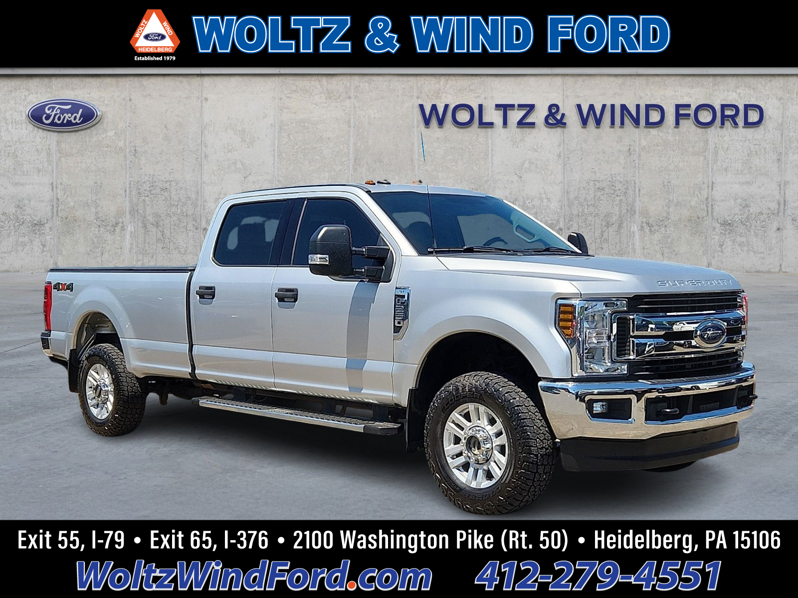 2019 Ford Super Duty F-250 SRW 4X4 XLT 4DR Crew Cab 8 FT. LB Pickup
