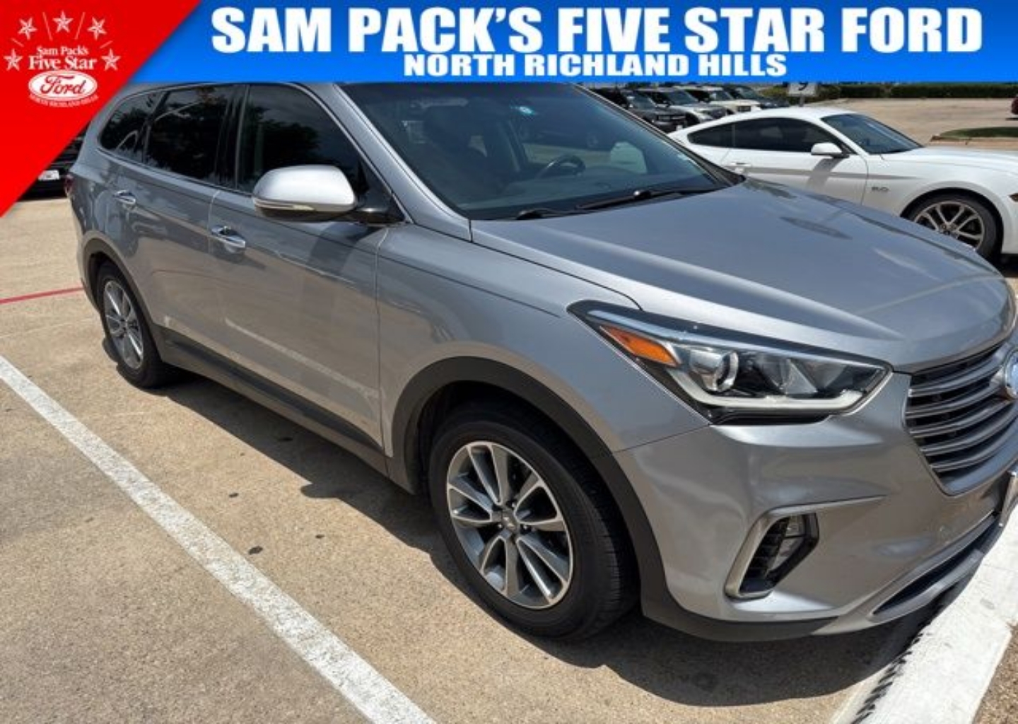 Certified 2017 Hyundai Santa Fe SE with VIN KM8SN4HF6HU235884 for sale in North Richland Hills, TX