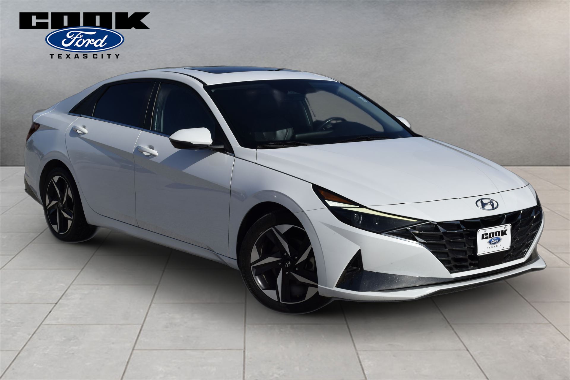 Certified 2021 Hyundai Elantra Limited with VIN 5NPLP4AG0MH030460 for sale in Texas City, TX