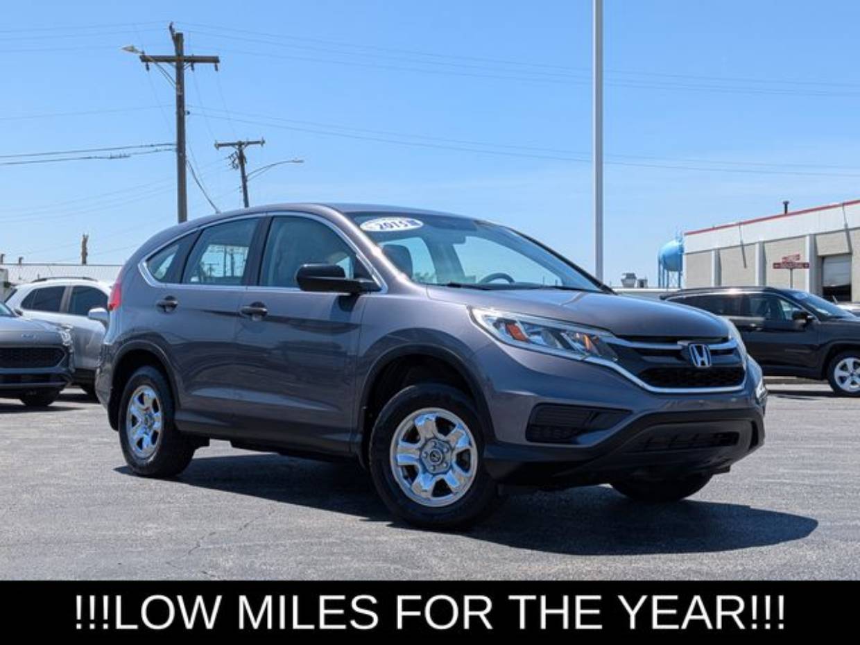Used 2015 Honda CR-V LX with VIN 5J6RM4H36FL057158 for sale in Highland, IN