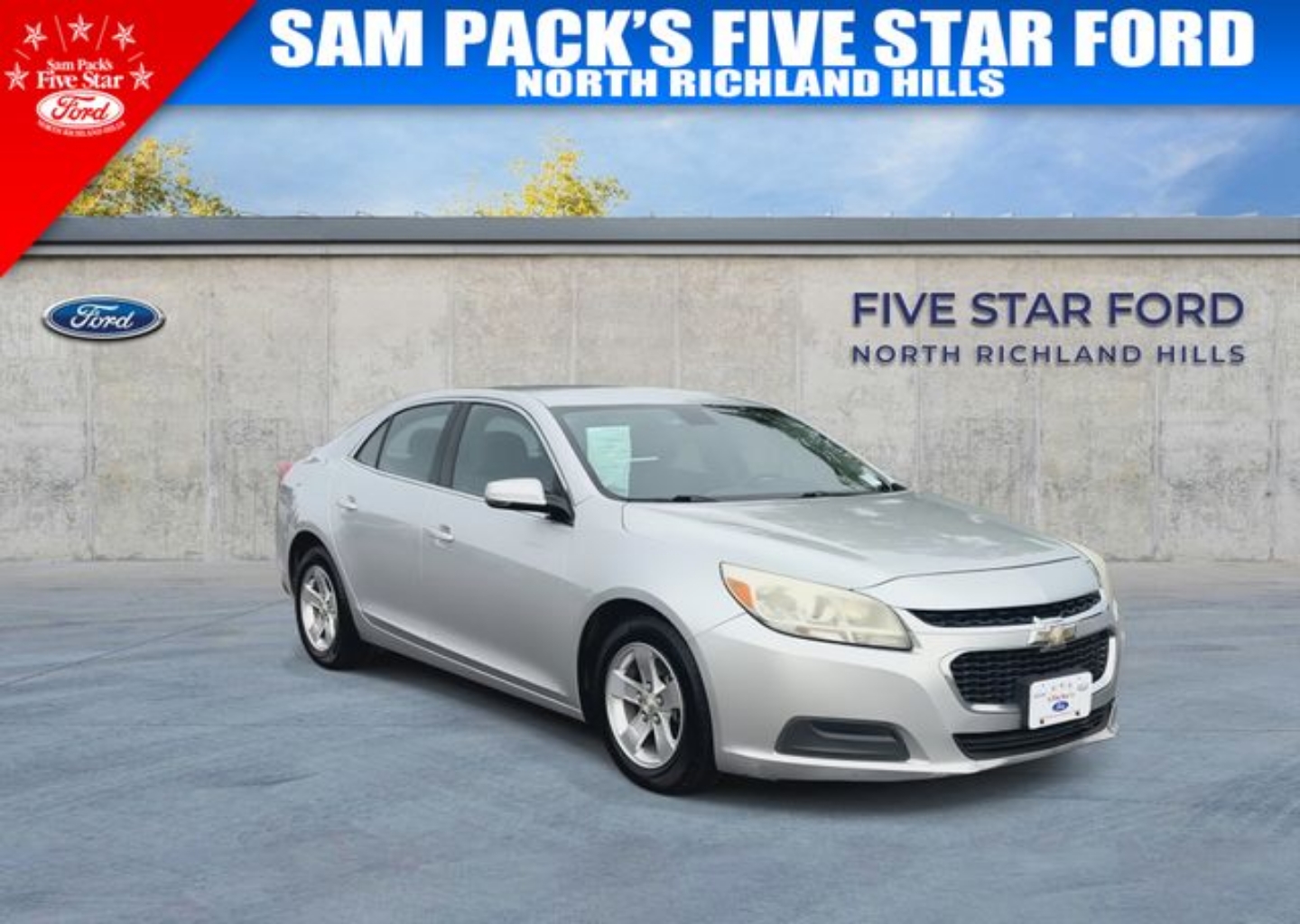 Used 2015 Chevrolet Malibu 1LT with VIN 1G11C5SL6FF149267 for sale in North Richland Hills, TX