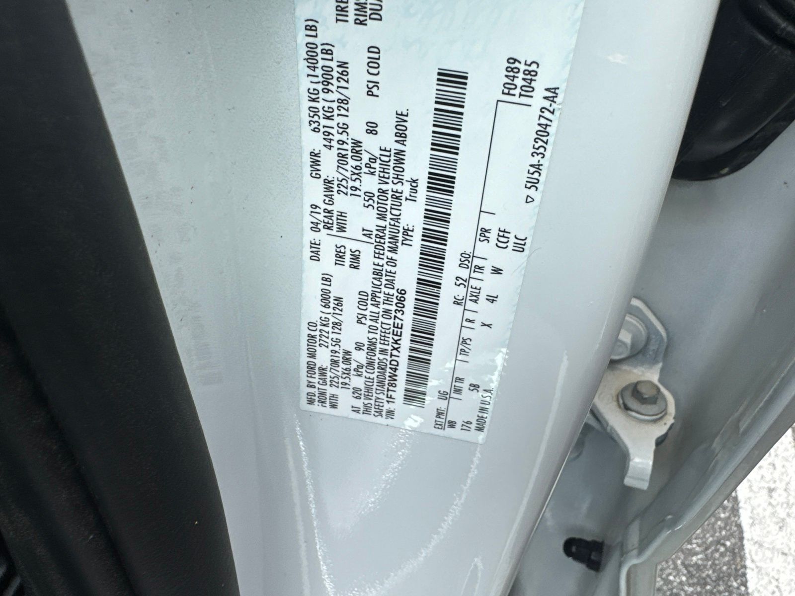 2019 Ford F-450SD LARIAT