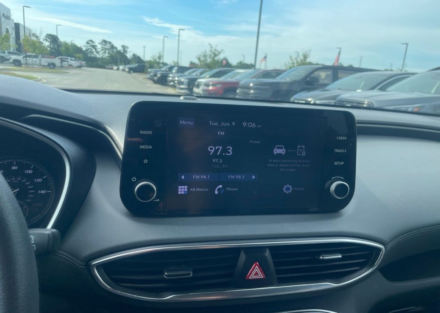 Used 2021 Hyundai Santa Fe SE with VIN 5NMS14AJ3MH359224 for sale in Statesboro, GA