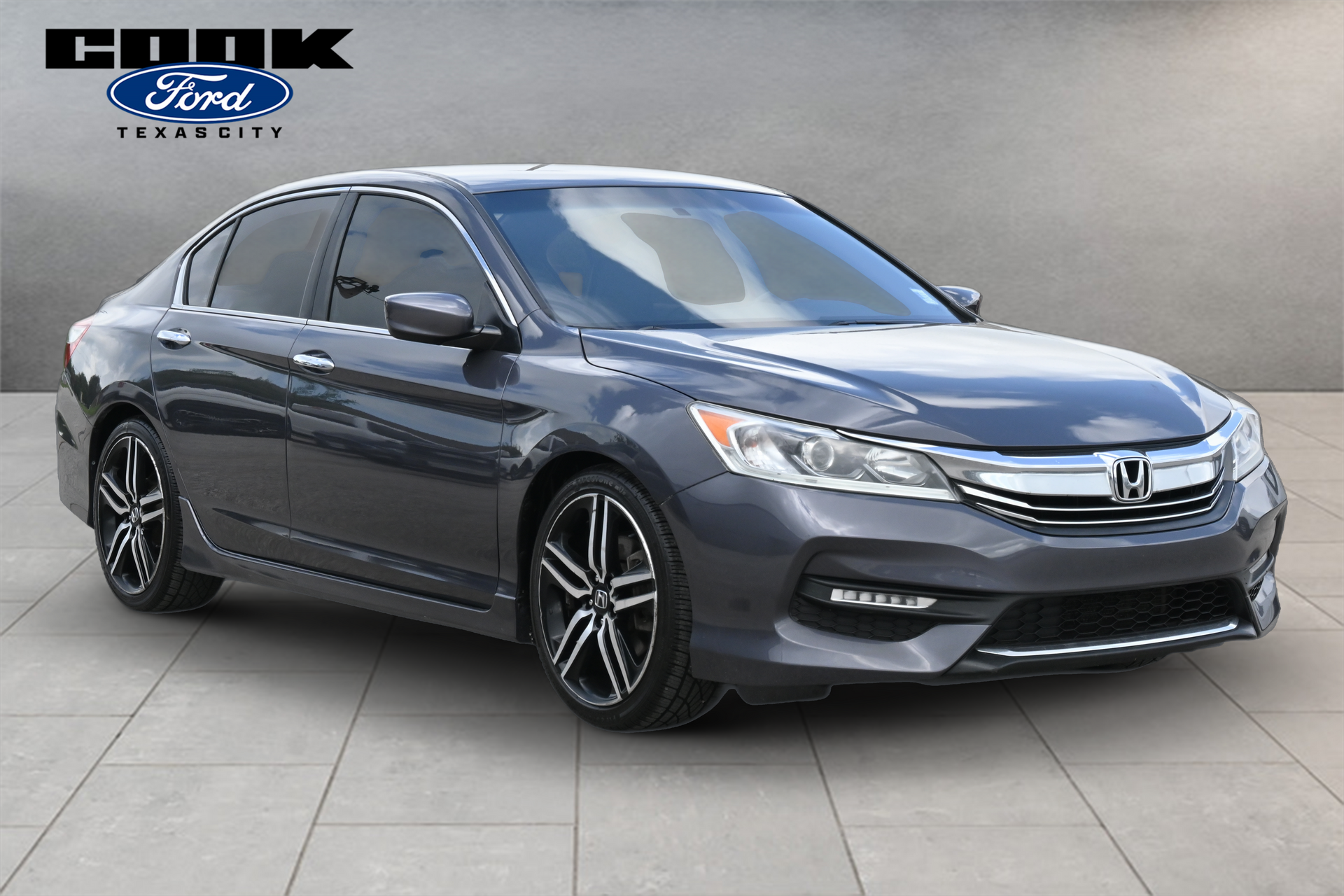 Certified 2017 Honda Accord Sport SE with VIN 1HGCR2F10HA290407 for sale in Texas City, TX