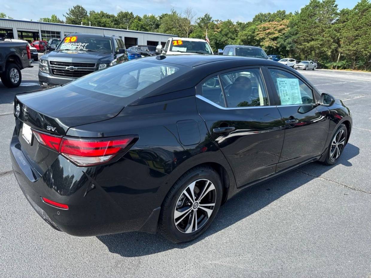 Used 2022 Nissan Sentra SV with VIN 3N1AB8CV4NY273866 for sale in Royston, GA