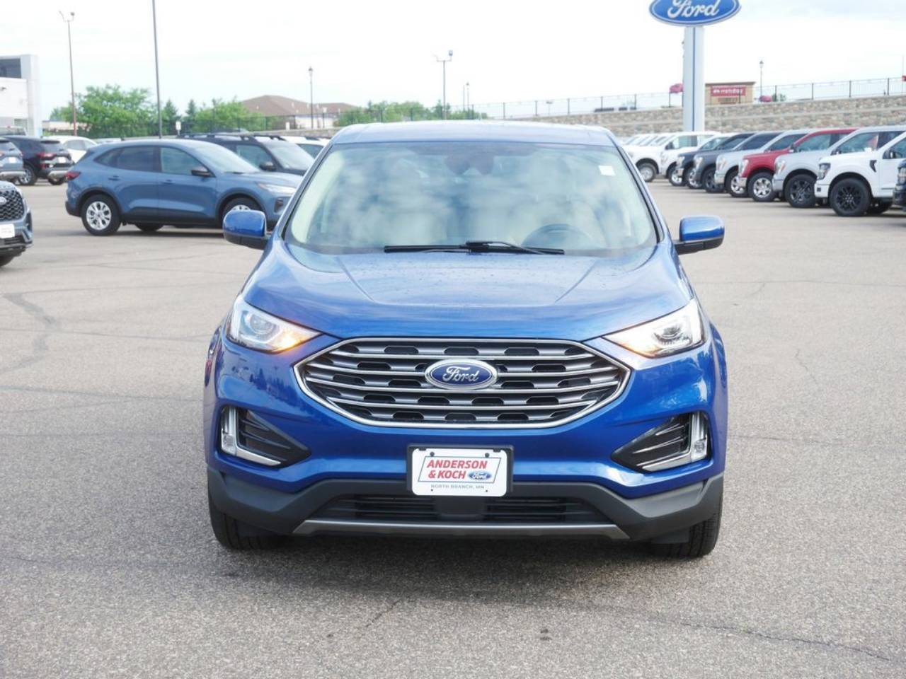 Used 2021 Ford Edge SEL with VIN 2FMPK4J93MBA54809 for sale in North Branch, Minnesota