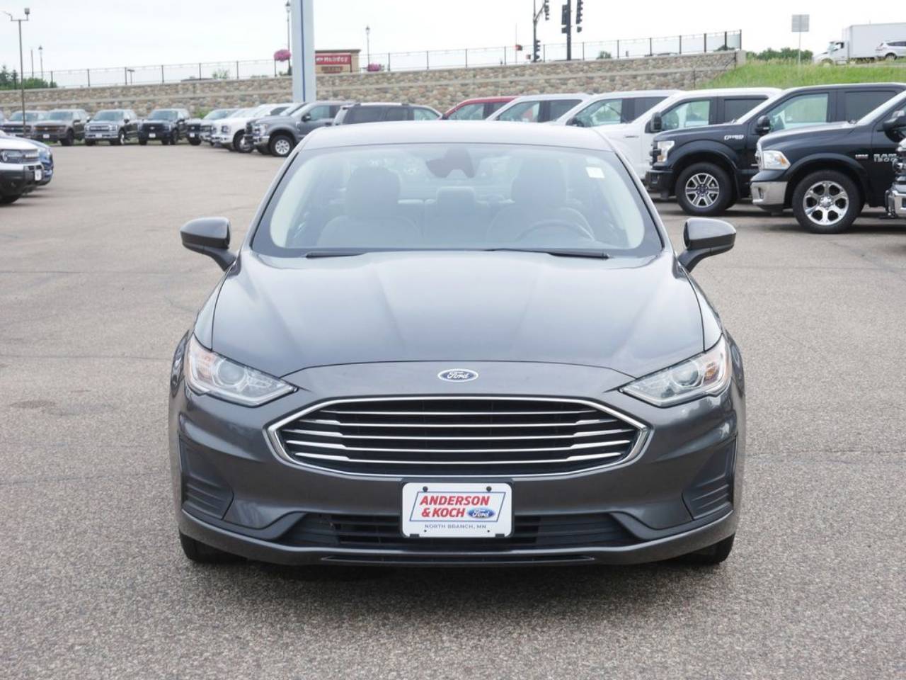 Used 2019 Ford Fusion S with VIN 3FA6P0G78KR136054 for sale in North Branch, Minnesota