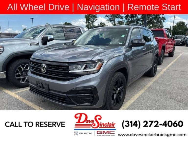 2023 Volkswagen Atlas 3.6L V6 SEL R-Line Black