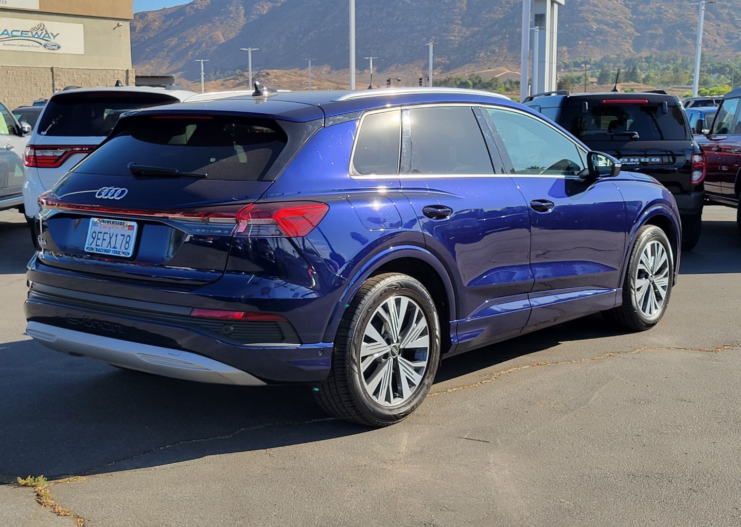 Certified 2023 Audi Q4 e-tron Premium Plus with VIN WA1BCBFZ4PP006445 for sale in Riverside, CA