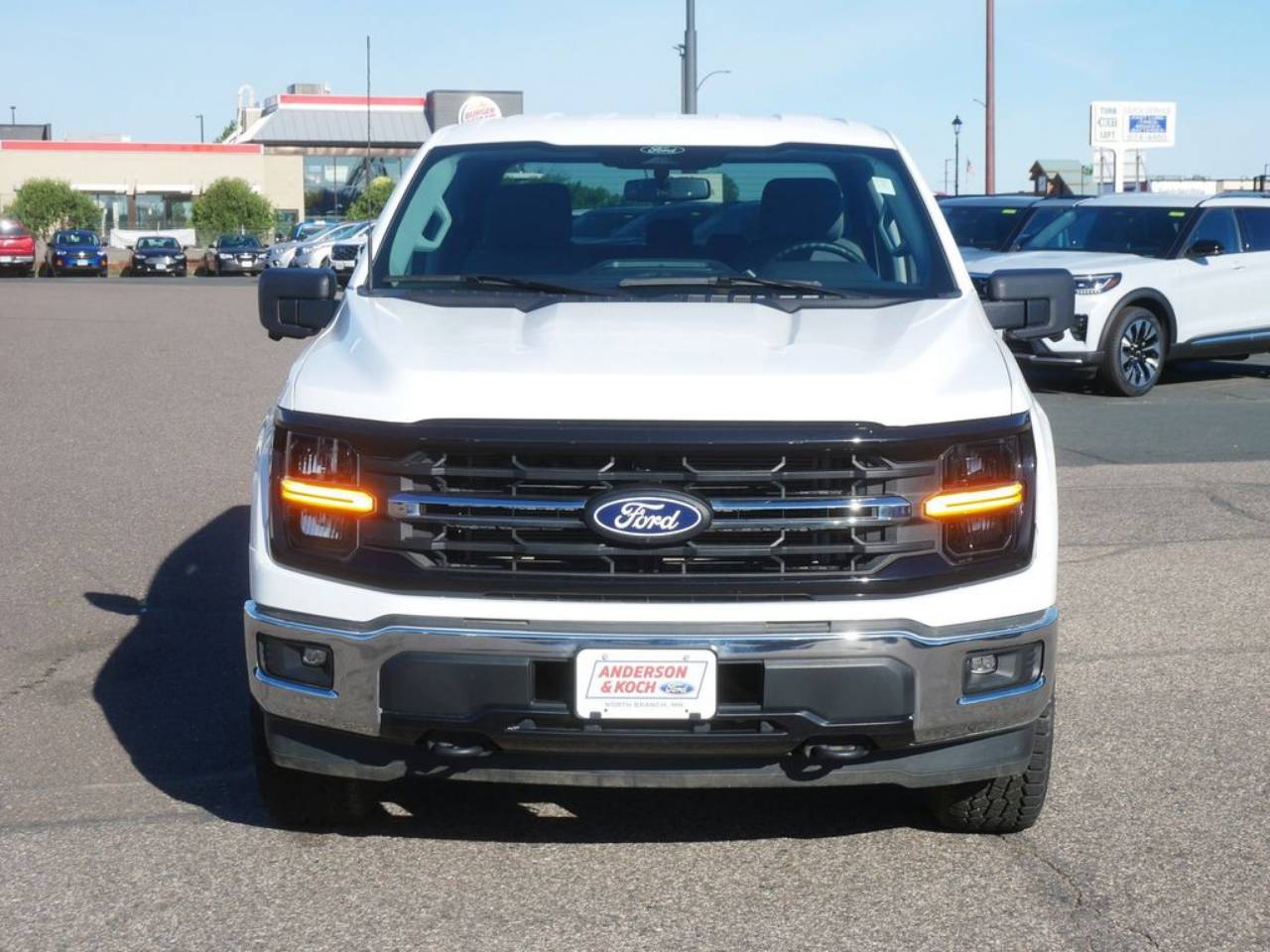 Used 2024 Ford F-150 XLT with VIN 1FTFW3L59RKE27664 for sale in North Branch, Minnesota
