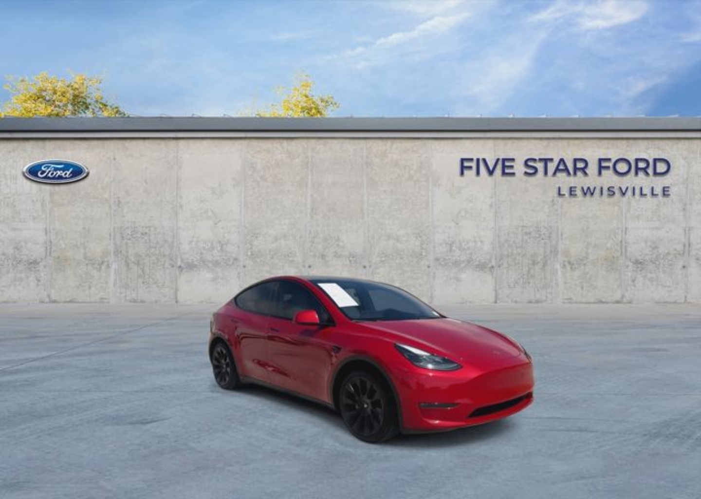 Used 2023 Tesla Model Y Long Range with VIN 7SAYGAEE8PF709573 for sale in Lewisville, TX