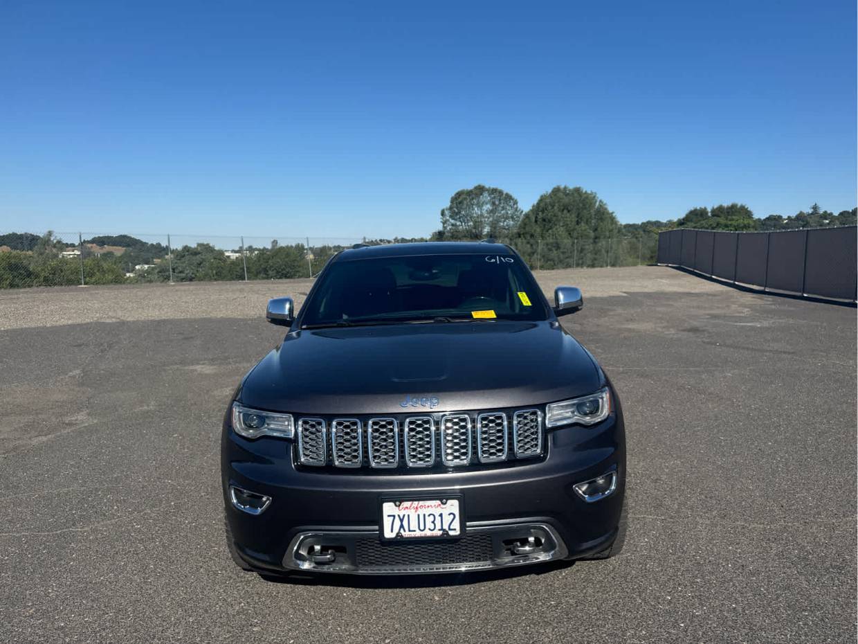 Used 2017 Jeep Grand Cherokee Overland with VIN 1C4RJFCG3HC785656 for sale in Sonora, CA