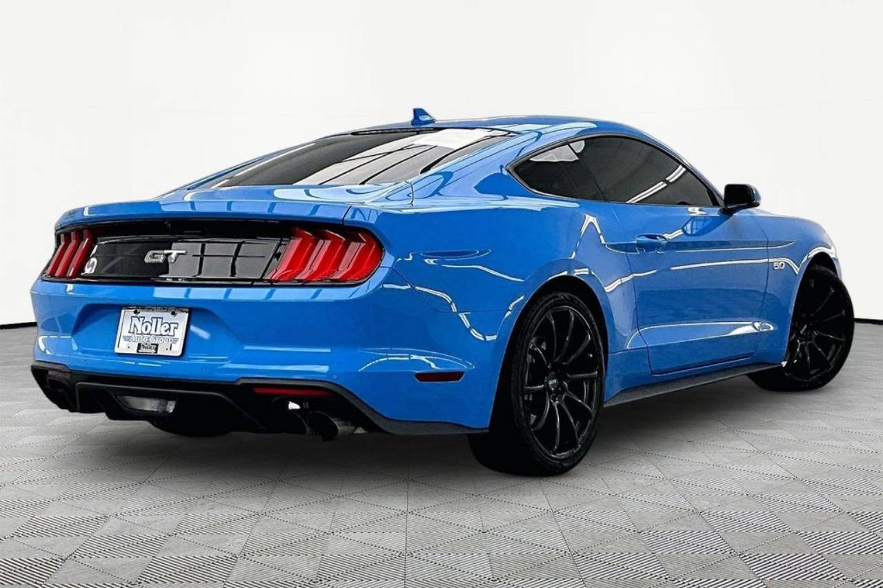 Certified 2022 Ford Mustang GT Premium with VIN 1FA6P8CF4N5143148 for sale in Kansas City