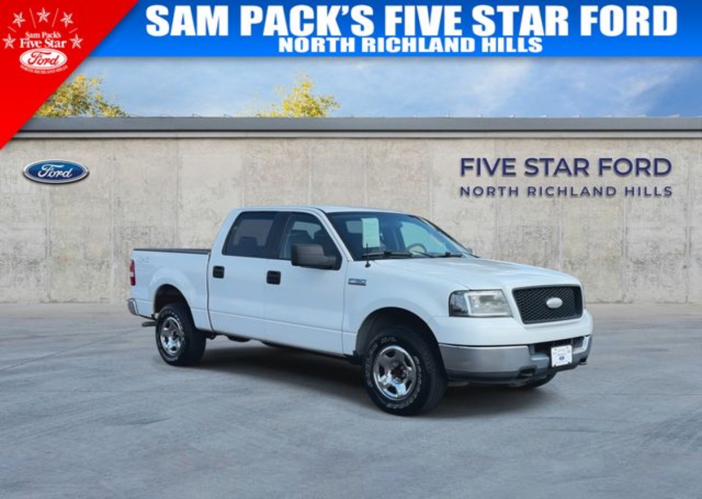 Used 2005 Ford F-150 XLT with VIN 1FTPW14505FB57332 for sale in North Richland Hills, TX