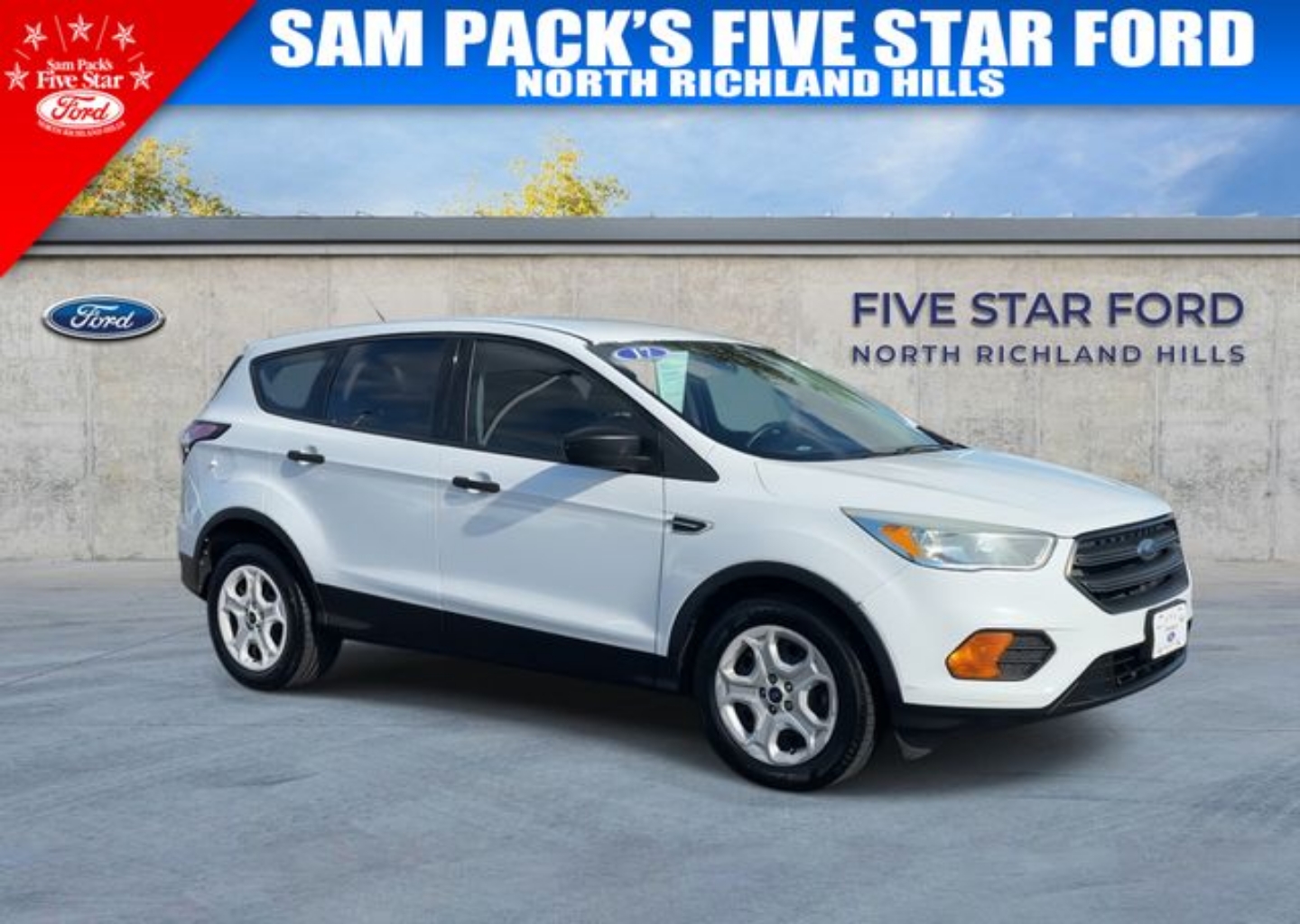 Used 2017 Ford Escape S with VIN 1FMCU0F76HUD58564 for sale in North Richland Hills, TX