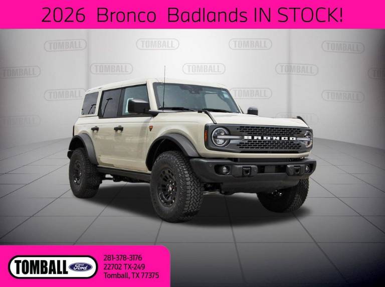 2026 Ford Bronco Badlands