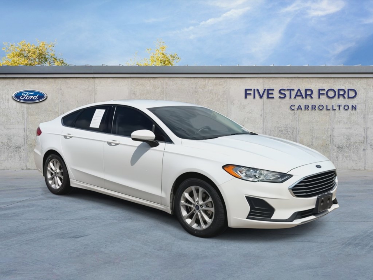Certified 2019 Ford Fusion SE with VIN 3FA6P0HD6KR249795 for sale in Carrollton, TX