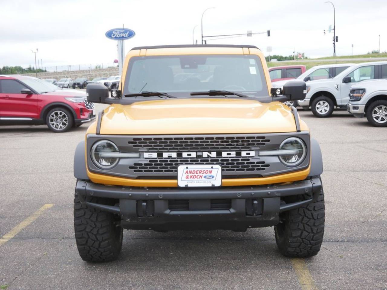 Used 2021 Ford Bronco 4-Door Badlands with VIN 1FMEE5DP7MLA85754 for sale in North Branch, Minnesota