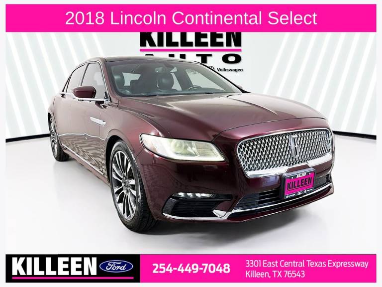 2018 Lincoln Continental Select