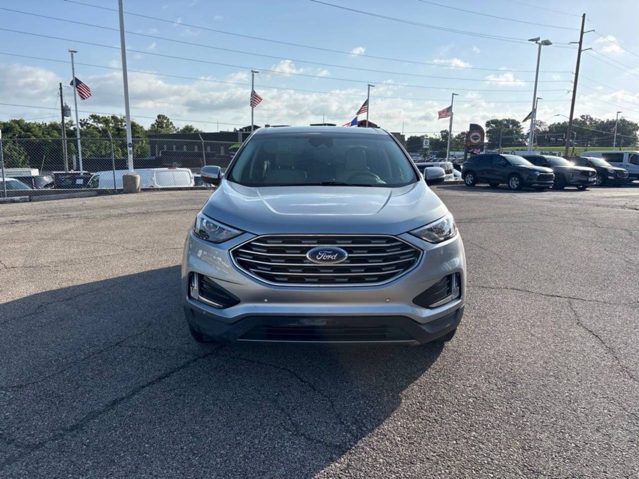 Certified 2022 Ford Edge Titanium with VIN 2FMPK4K90NBB07692 for sale in Kansas City