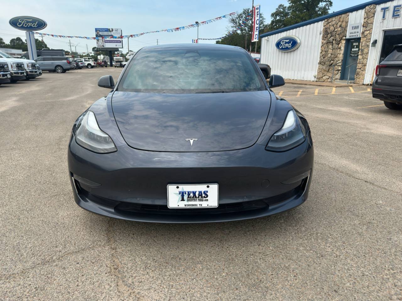 Used 2022 Tesla Model 3 Long Range with VIN 5YJ3E1EB9NF185138 for sale in Winnsboro, TX